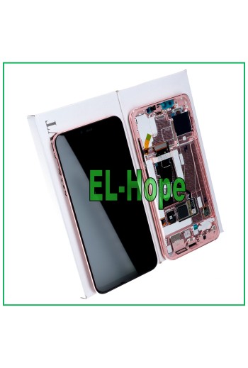ORIGINAL LCD-DISPLAYRAHMEN XIAOMI MI 8 PRO TOUCHSCREEN ROSA GLAS - ROSÉGOLD