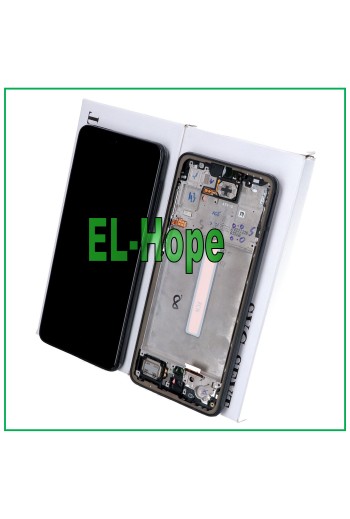 ORIGINALRAHMEN LCD-DISPLAY SAMSUNG GALAXY A33 5G 2022 SM-A336F A336B TOUCH SCHWARZ