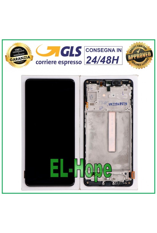 ORIGINALRAHMEN LCD-DISPLAY SAMSUNG GALAXY M53 5G SM-M536 SM-M536B TOUCHSCREEN