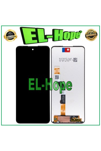 LCD-DISPLAY + TOUCHSCREEN FÜR MOTOROLA MOTO G51 5G GLASMONITOR SCHWARZ