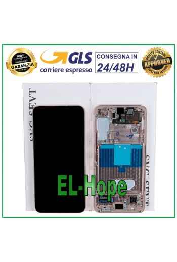 ORIGINAL LCD-DISPLAY SAMSUNG GALAXY S22 2022 SM-S901 TOUCH ROSÉGOLD / ROSA GOLD