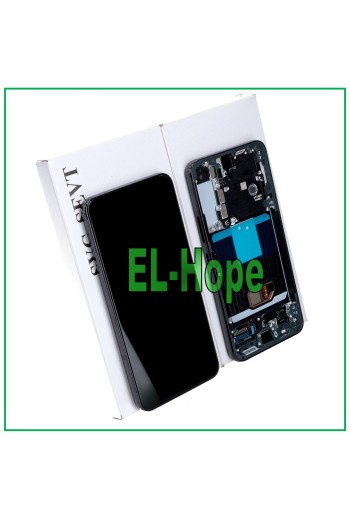 LCD-DISPLAY + ORIGINALRAHMEN SAMSUNG GALAXY S22 2022 SM-S901 TOUCHSCREEN SCHWARZ