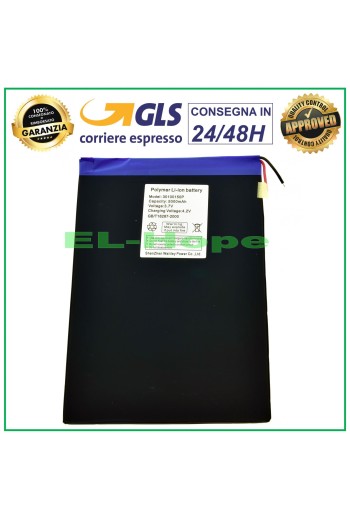 AKKU FÜR MAJESTIC TABLET 3,7 V 5000 MAH ABMESSUNGEN 15,3 cm * 10,2 cm * 0,2 cm