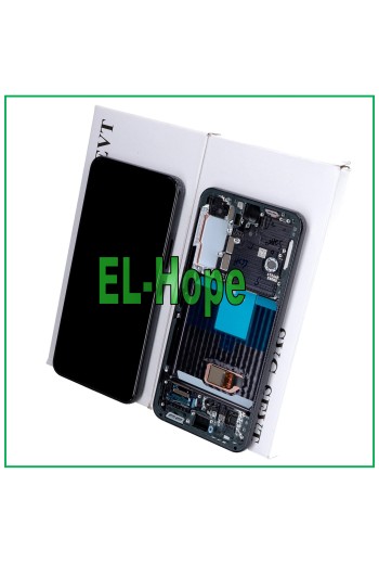 LCD-DISPLAY + ORIGINALRAHMEN SAMSUNG GALAXY S22 2022 SM-S901 TOUCHSCREEN SCHWARZ