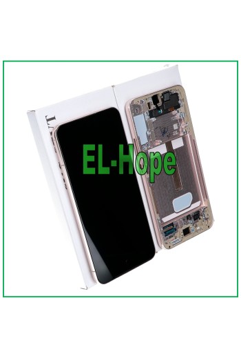 LCD-DISPLAY + ORIGINALRAHMEN SAMSUNG GALAXY S22+ PLUS 2022 SM-S906 TOUCH LILA