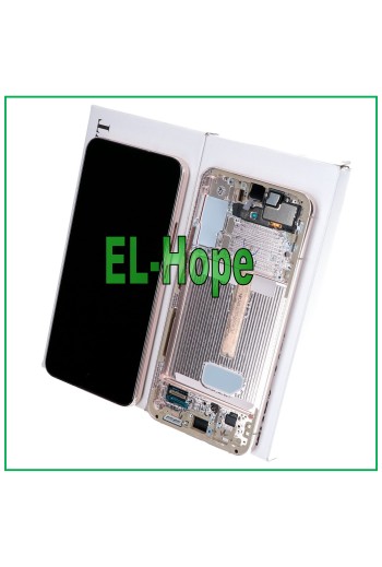 LCD-DISPLAY + ORIGINALRAHMEN SAMSUNG GALAXY S22+ PLUS 2022 SM-S906 TOUCH LILA