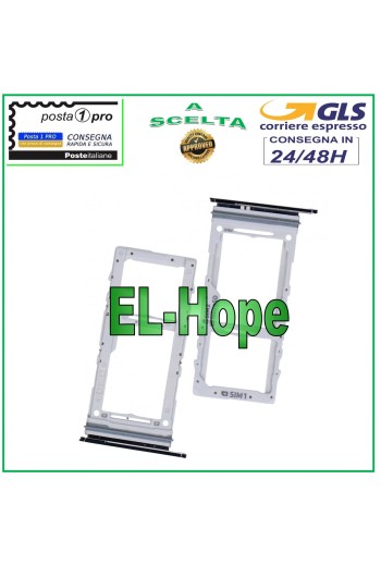 Slot Cart Fach Nano SIM Karte SD Samsung Galaxy S20 SM G980 G981 Schwarz