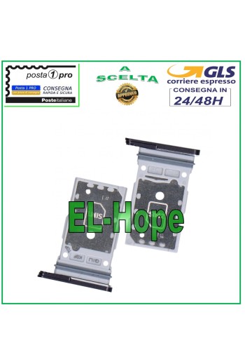 SLOT CART FACH DUAL NANO SIM KARTE SAMSUNG GALAXY S21 FE 5G SM-G990B SCHWARZ