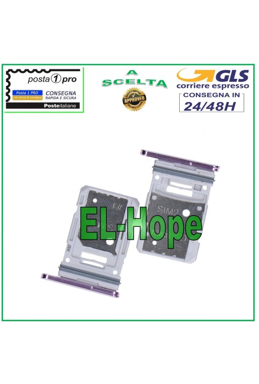Slot Cart Fach Dual Nano SIM Karte Samsung Galaxy S20 FE SM G780 F Lila Slot Cart Fach Dual Nano SIM Karte Samsung Galaxy S20 FE SM G780 F Lila