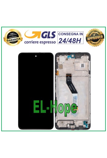 LCD-DISPLAY + RAHMEN XIAOMI REDMI NOTE 11S 5G 2021 22031116BG TOUCHSCREEN SCHWARZ