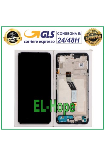 ORIGINAL LCD-DISPLAYRAHMEN XIAOMI REDMI NOTE 11T 5G 2021 21091116AI TOUCH SCHWARZ