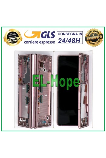 100 % ORIGINAL LCD-DISPLAY SAMSUNG GALAXY Z FOLD 2 5G 2020 SM-F916 TOUCH BRAUN