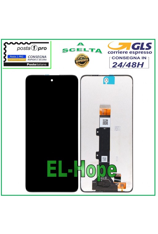 LCD-DISPLAY FÜR MOTOROLA MOTO G22 XT2231 XT-2231 TOUCHSCREEN-GLASMONITOR SCHWARZ