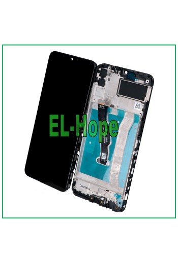 LCD-DISPLAY + RAHMEN FÜR HUAWEI Y6P 2020 MED-LX9 MED-LX9N TOUCHSCREEN SCHWARZES GLAS