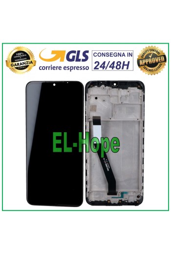 LCD-DISPLAY + RAHMEN FÜR XIAOMI REDMI 9 M2004J19AG M2004J19G TOUCHSCREEN-GLAS 