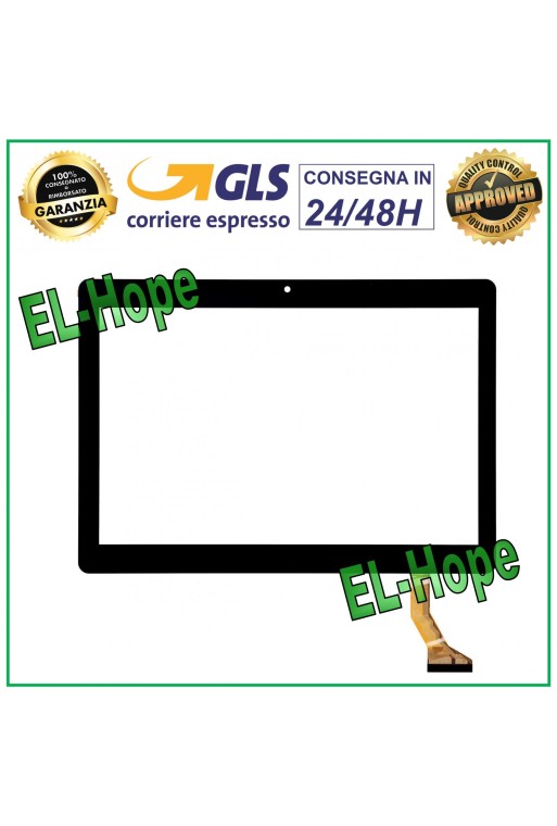 TOUCHSCREEN-GLAS-TABLET MEDIATEK K80 JEPSSEN PAN10MAXIMO WECOOL WM1001 SCHWARZ