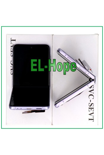ORIGINALRAHMEN LCD-DISPLAY SAMSUNG GALAXY Z FLIP 3 5G SM-F711B TOUCH LAVENDEL