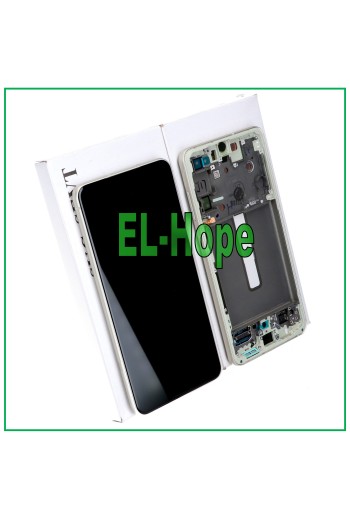 ORIGINALRAHMEN LCD-DISPLAY SAMSUNG GALAXY S21 FE SM-G990 TOUCH GRÜN GRÜN