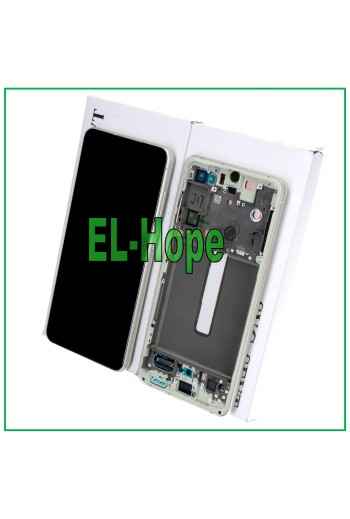 ORIGINALRAHMEN LCD-DISPLAY SAMSUNG GALAXY S21 FE SM-G990 TOUCH GRÜN GRÜN