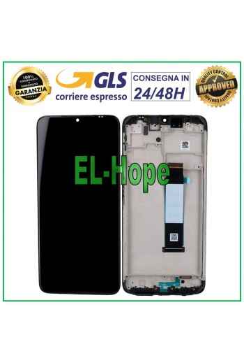 LCD-DISPLAY + RAHMEN FÜR XIAOMI REDMI 9T M2010J19SY TOUCHSCREEN GLASBILDSCHIRM