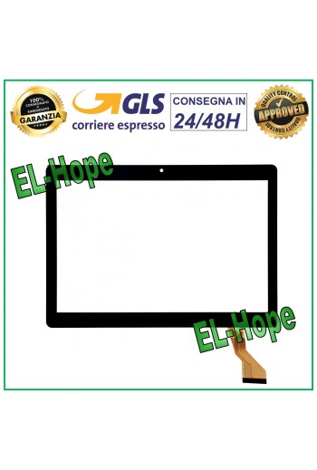 TOUCHSCREEN-GLAS-TABLET LNMBSS GT10PG127 V2.0 CODE FLATE HN 1040-FPC-V1 SCHWARZ