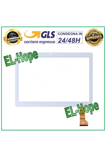 TOUCHSCREEN-GLAS-TABLET TOSCIDO MOD X107CL FLATE CODE HZYCTP-102296 WEISS