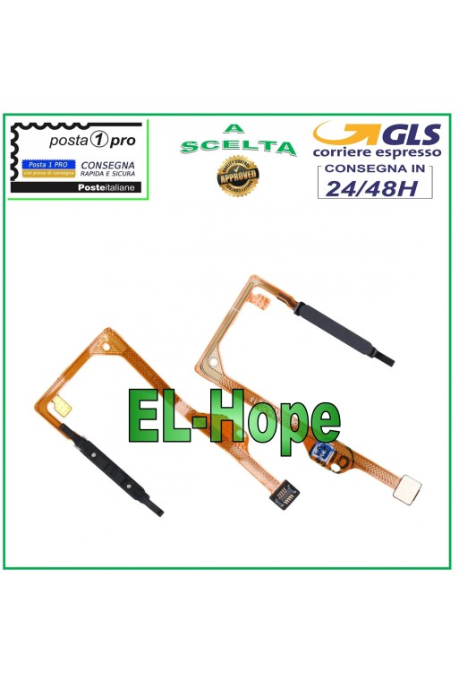 FLACH-FLEX-FINGERABDRUCKTASTE HUAWEI P SMART 2021 PPA-LX2 SCHWARZ