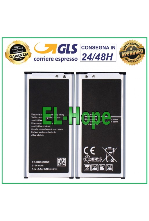 EB-BG800BBC BG800BBE AKKU FÜR SAMSUNG GALAXY S5 MINI SM G800 G800F 2100 mAh