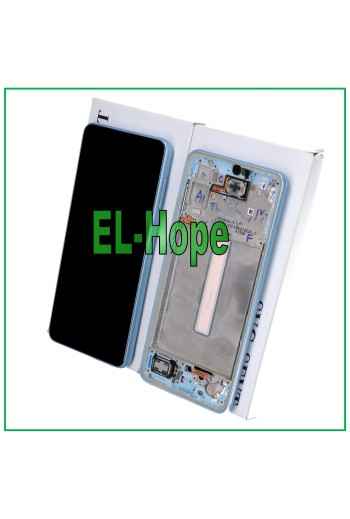ORIGINALRAHMEN LCD-DISPLAY SAMSUNG GALAXY A33 5G 2022 SM-A336F A336B TOUCH BLAU