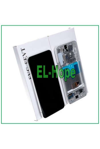 ORIGINAL LCD-DISPLAY SAMSUNG GALAXY S22 2022 SM-S901 TOUCH WEISS - CREMEWEISS