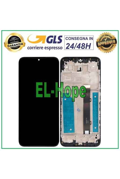 LCD-DISPLAY + RAHMEN FÜR LG K41S LM-K410EMW LMK410 TOUCHSCREEN SCHWARZES GLAS