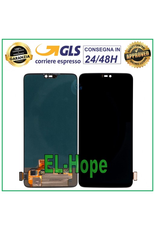 OLED-LCD-DISPLAY FÜR ONEPLUS 6 A6000 A6003 TOUCHSCREEN GLASBILDSCHIRM SCHWARZ