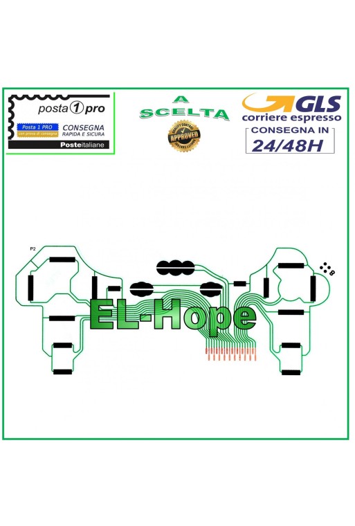 FLAT FLEX TASTATURSCHALTUNG SA1Q194A FÜR PLAYSTATION 3 PS3 JOYSTICK-CONTROLLER