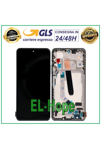 TFT-LCD-DISPLAY + RAHMEN FÜR XIAOMI MI 11 PRO TOUCHSCREEN SCHWARZER GLASBILDSCHIRM
