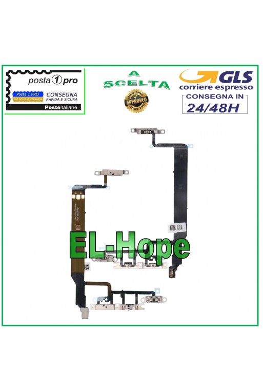 FLACHER POWER ON OFF TASTER APPLE IPHONE 13 PRO FLEX LAUTSTÄRKERUMSCHALTUNG STUMM SEITE