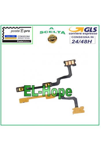 FLACHE, FLEXIBLE SEITENANFANGSTASTEN LAUTER-LEISER-TASTE OPPO A16S CPH2271 / A16 CPH2269