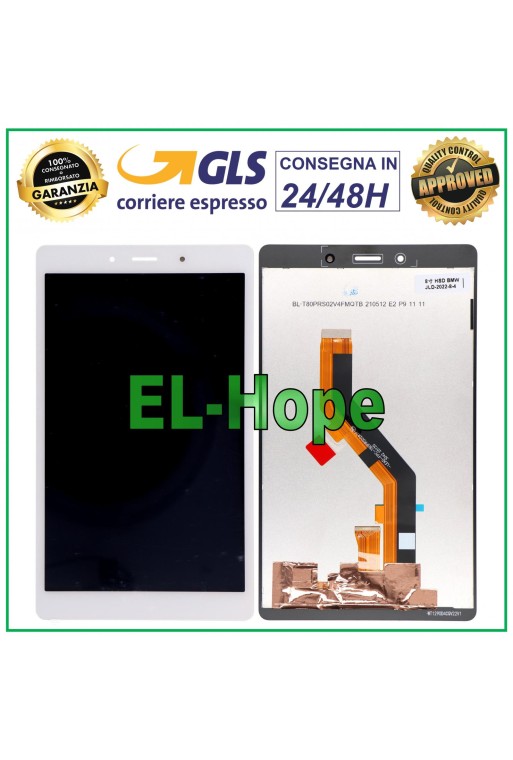 LCD-DISPLAY SAMSUNG GALAXY TAB A 8.0 SM T295 T290 3G TOUCHSCREEN WEISSER BILDSCHIRM