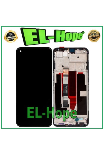 LCD-DISPLAY + RAHMEN FÜR OPPO REALME 8 5G RMX3241 TOUCHSCREEN-GLAS MONTIERT