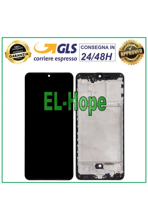 TFT-LCD-DISPLAY FÜR SAMSUNG GALAXY A31 SM-A315F TOUCHSCREEN MONTIERTES GLAS