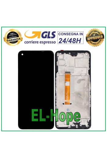 LCD-DISPLAY + RAHMEN FÜR OPPO REALME NARZO 30 PRO 5G RMX2117 TOUCHSCREEN-GLAS