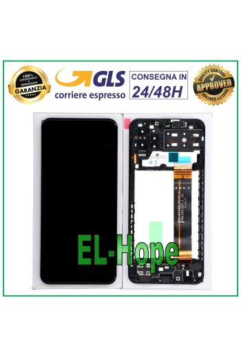 TOUCH-LCD-DISPLAY + ORIGINALRAHMEN SAMSUNG GALAXY A13 4G 2022 SM-A137 F GLAS