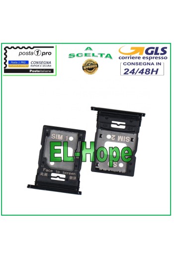SLOT CART GEHÄUSE NANO SIM MICRO SD KARTE FÜR XIAOMI MI 11 LITE SCHWARZ