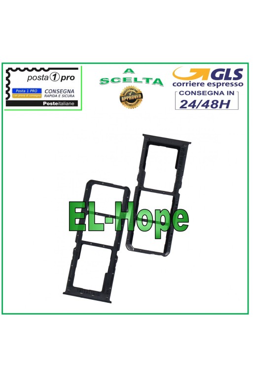 Steckplatz für SIM-Fach für Micro-SD-Karte, OPPO A9 2020 CPH1937 CPH1939 CPH1941, Schwarz