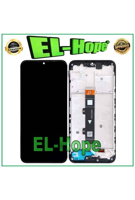 LCD-ANZEIGERAHMEN FÜR MOTOROLA MOTO G30 XT2129 XT-2129 TOUCHSCREEN SCHWARZES GLAS