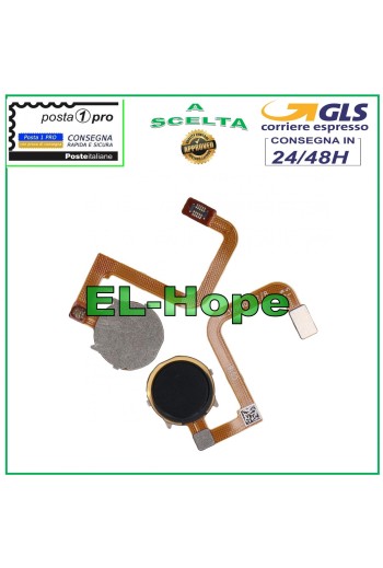 FLACHER FINGERABDRUCKSENSOR-SCHLÜSSEL OPPO A12 CPH2077 CPH2083 SCHWARZ