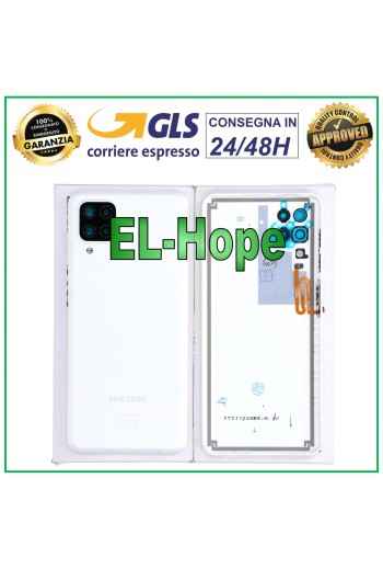 ORIGINAL SAMSUNG GALAXY A12 SM-A125 BATTERIEABDECKUNG RÜCKSEITE WEISS