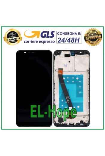 LCD-DISPLAY + RAHMEN FÜR HUAWEI HONOR 7X BND-L21 BND-TL10 AL10 TOUCHSCREEN SCHWARZ