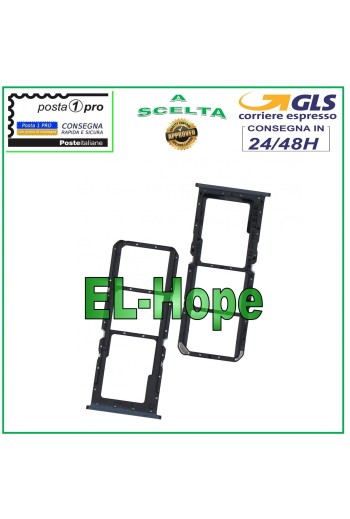SIM-FACH FÜR MICRO-SD-KARTE FÜR OPPO A53 2020 / A53S CPH2127 SCHWARZ