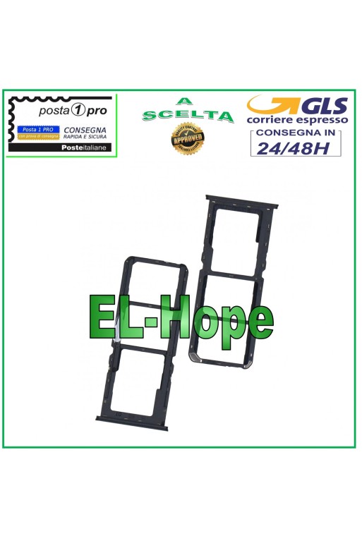 SIM-Kartenfach für Micro-SD-Karten, Slot für OPPO A7, A5S, AX7, CHP1901, CHP1903, Schwarz