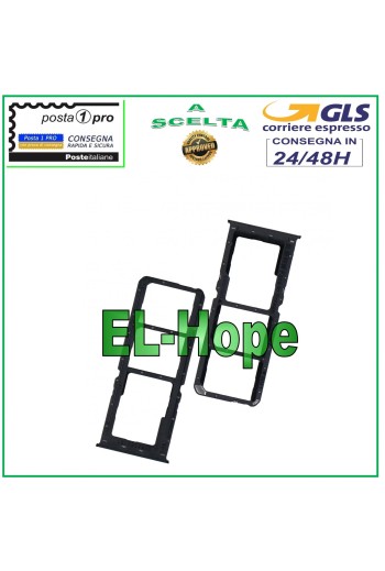 SIM-Kartenfach für Micro-SD-Karten, Slot für OPPO A11 A11X PCHT00 PCHM00, Schwarz